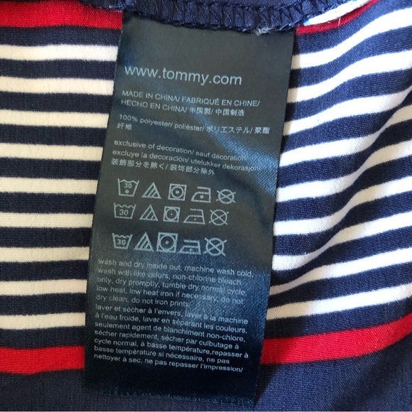 Tommy Hilfiger Sleeveless Button Up Dress in Navy Size S - Picture 13 of 14